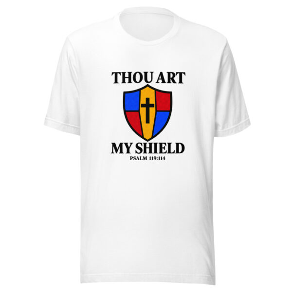 Thou Art My Shield Graphic Tee mockup 5 Thou Art My Shield Graphic Tee mockup 5
