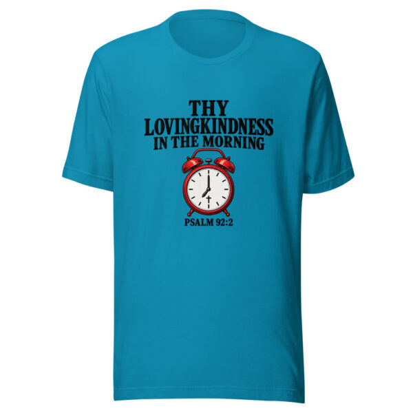 Thy Lovingkindness In The Morning Graphic Tee mockup 2 Thy Lovingkindness In The Morning Graphic Tee mockup 2
