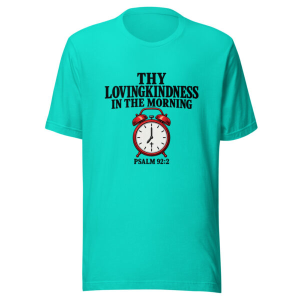 Thy Lovingkindness In The Morning Graphic Tee mockup 3 Thy Lovingkindness In The Morning Graphic Tee mockup 3