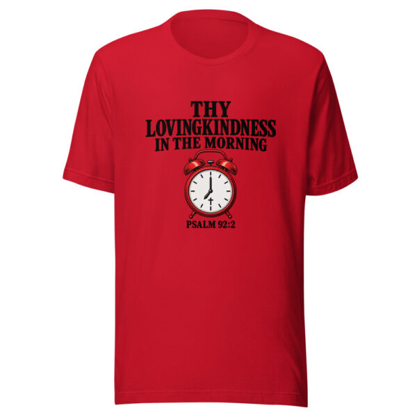 Thy Lovingkindness In The Morning Graphic Tee mockup 4 Thy Lovingkindness In The Morning Graphic Tee mockup 4