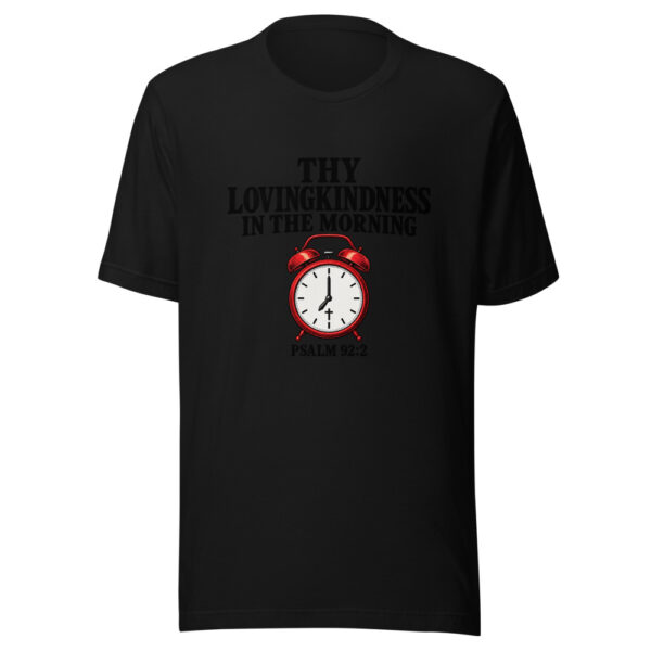 Thy Lovingkindness In The Morning Graphic Tee mockup 5 Thy Lovingkindness In The Morning Graphic Tee mockup 5