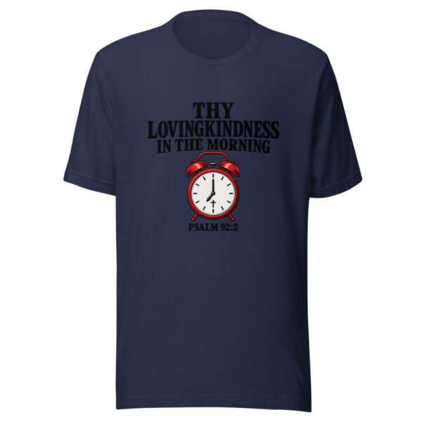Thy Lovingkindness In The Morning Graphic Tee mockup 7 Thy Lovingkindness In The Morning Graphic Tee mockup 7