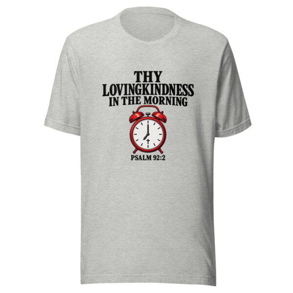 Thy Lovingkindness In The Morning Graphic Tee mockup 8 Thy Lovingkindness In The Morning Graphic Tee mockup 8