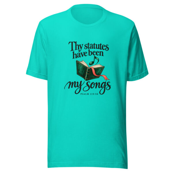Thy Statutes Have Been My Songs Graphic Tee mockup 2 Thy Statutes Have Been My Songs Graphic Tee mockup 2