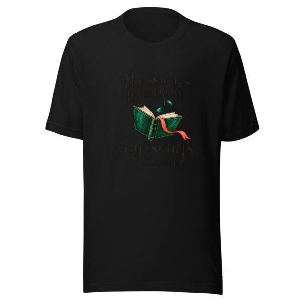 Thy Statutes Have Been My Songs Graphic Tee mockup 4 Thy Statutes Have Been My Songs Graphic Tee mockup 4