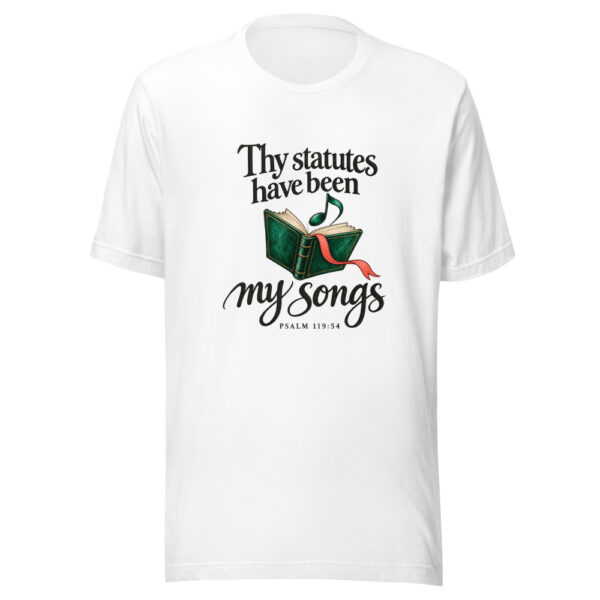 Thy Statutes Have Been My Songs Graphic Tee mockup 5 Thy Statutes Have Been My Songs Graphic Tee mockup 5
