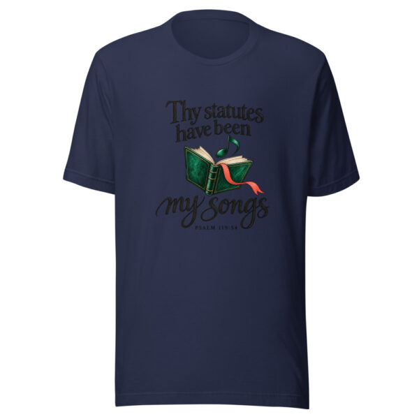 Thy Statutes Have Been My Songs Graphic Tee mockup 6 Thy Statutes Have Been My Songs Graphic Tee mockup 6