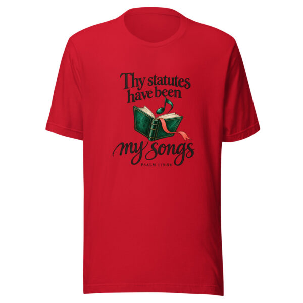 Thy Statutes Have Been My Songs Graphic Tee mockup 8 Thy Statutes Have Been My Songs Graphic Tee mockup 8