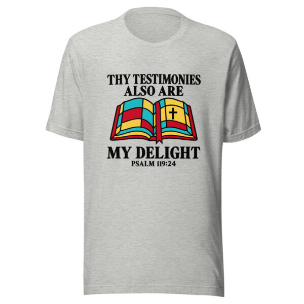Thy Testimonies Also Are My Delight Graphic Tee mockup 7 Thy Testimonies Also Are My Delight Graphic Tee mockup 7