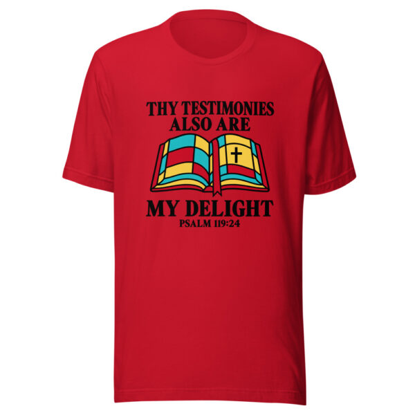 Thy Testimonies Also Are My Delight Graphic Tee mockup 8 Thy Testimonies Also Are My Delight Graphic Tee mockup 8