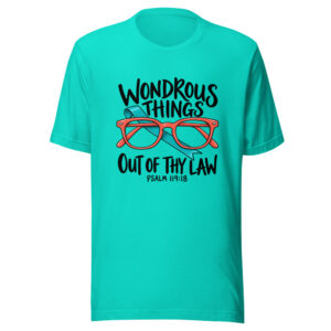 Wondrous Things Out Of Thy Law Graphic Tee mockup 1 Wondrous Things Out Of Thy Law Graphic Tee front view